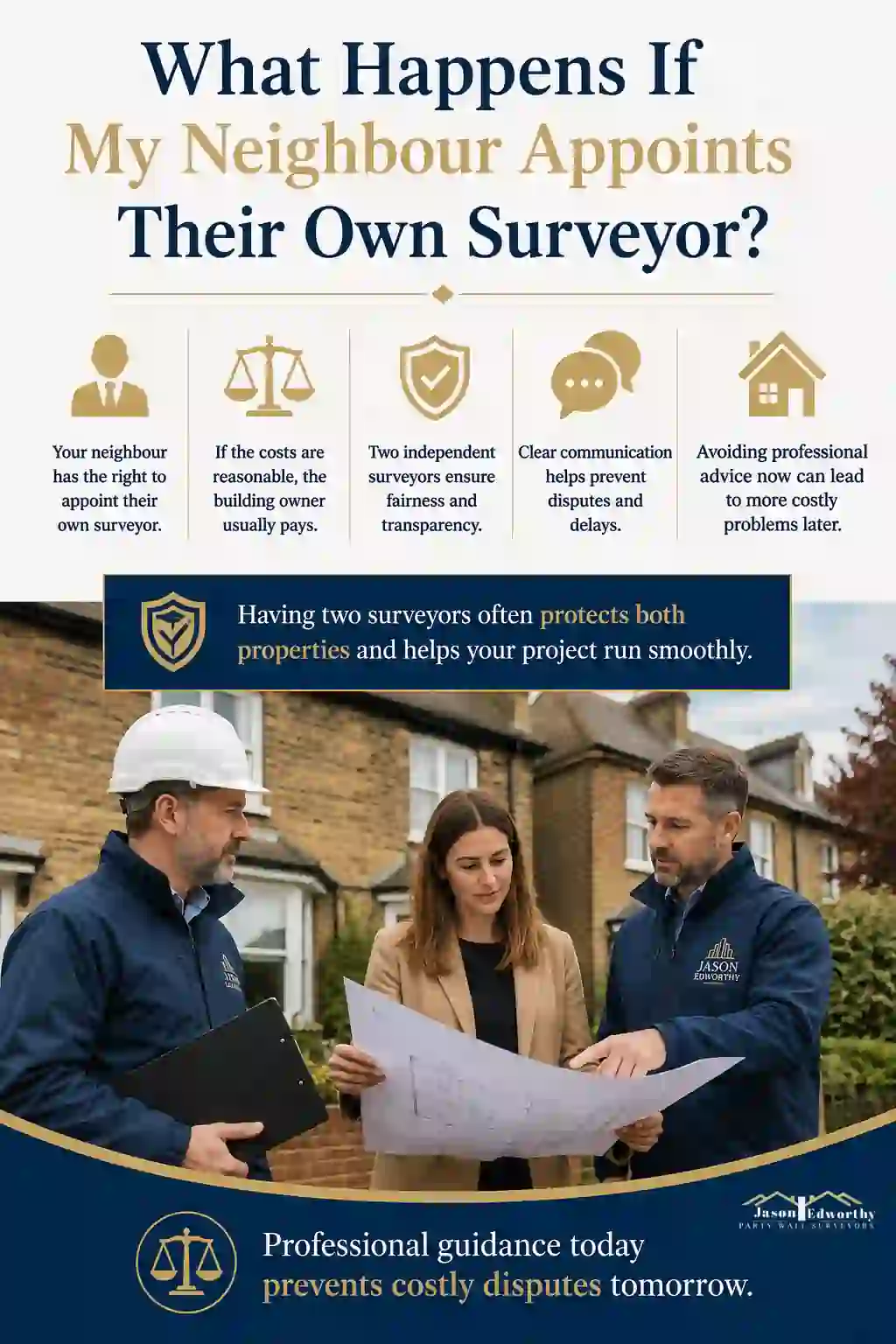 What Happens If My Neighbour Appoints Their Own Surveyor Walton-on-the-Naze?