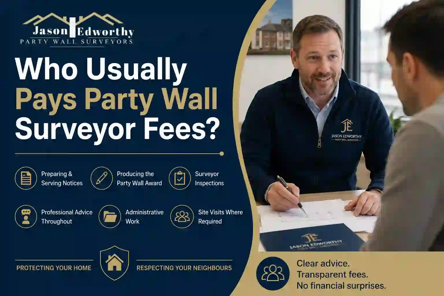 Who Usually Pays Party Wall Surveyor Fees Walton-on-the-Naze?